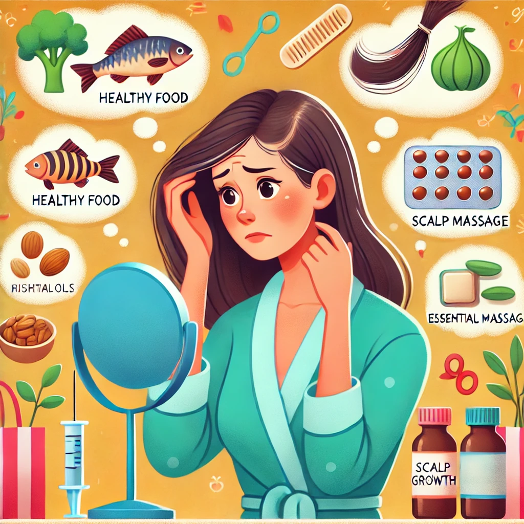 여성 갱년기 탈모 치료법