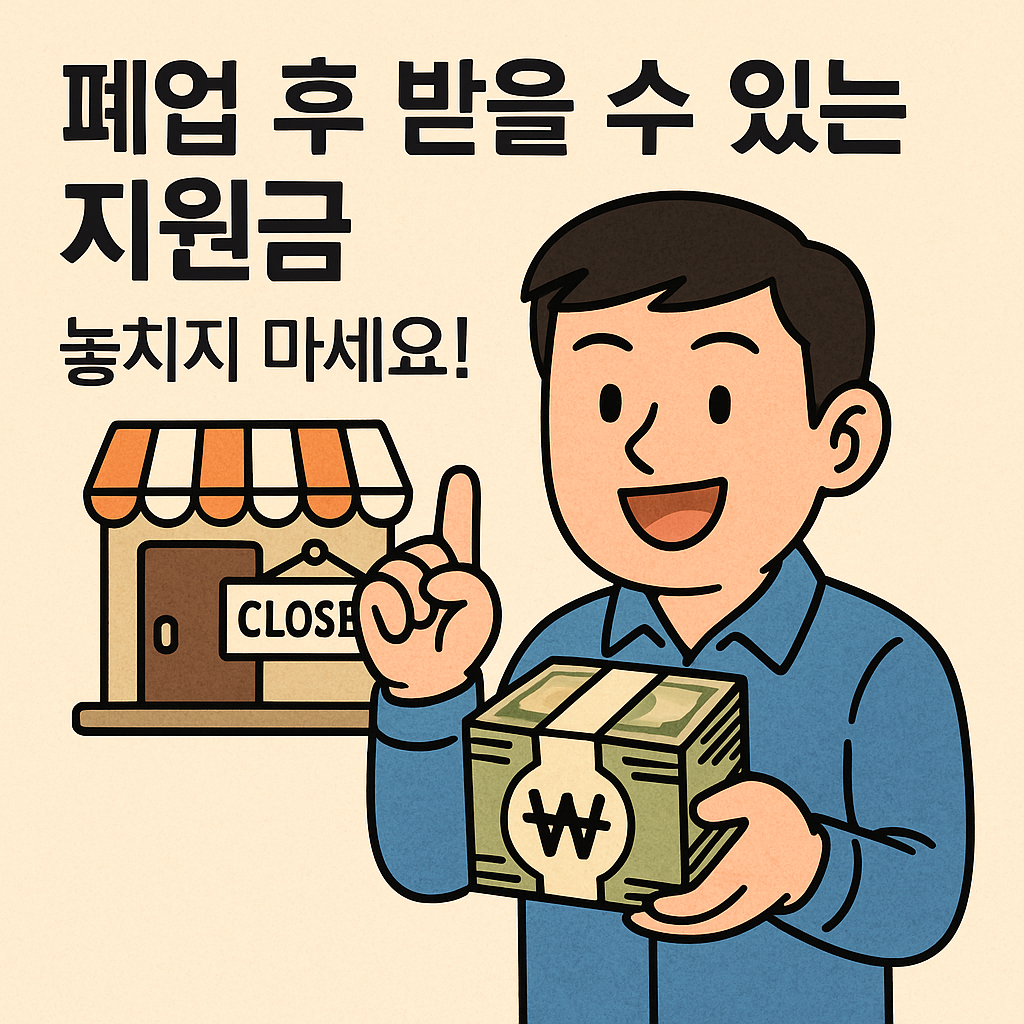 폐업 후 정부지원금