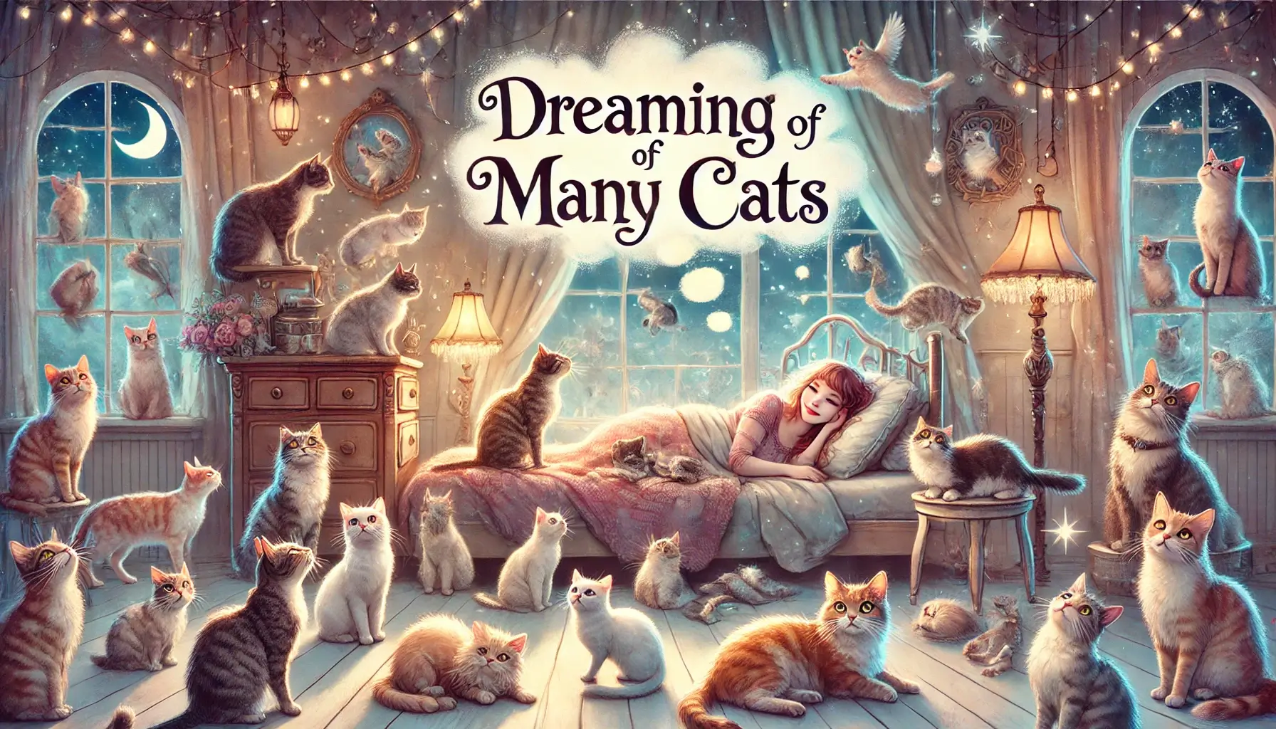 많은 고양이 꿈 해몽