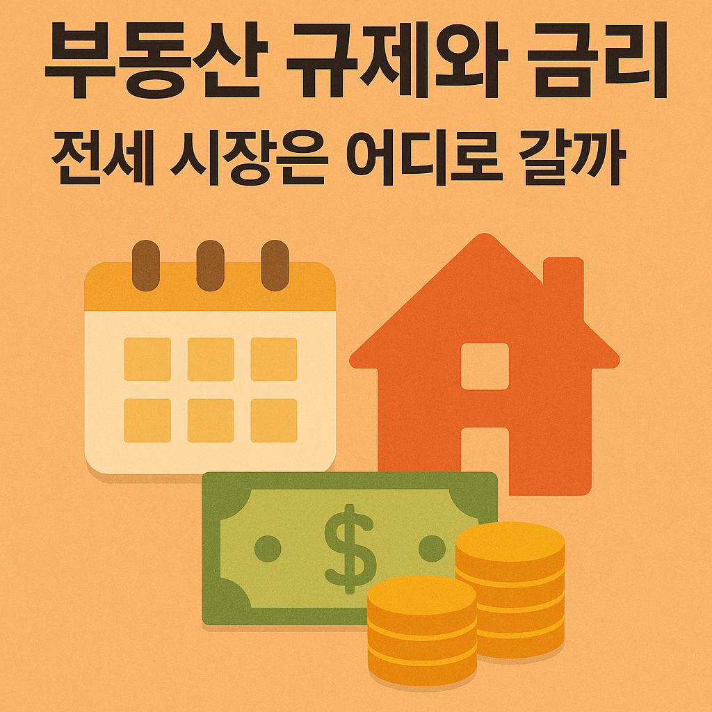 부동산 규제와 금리, 전세 시장은 어디로 갈까