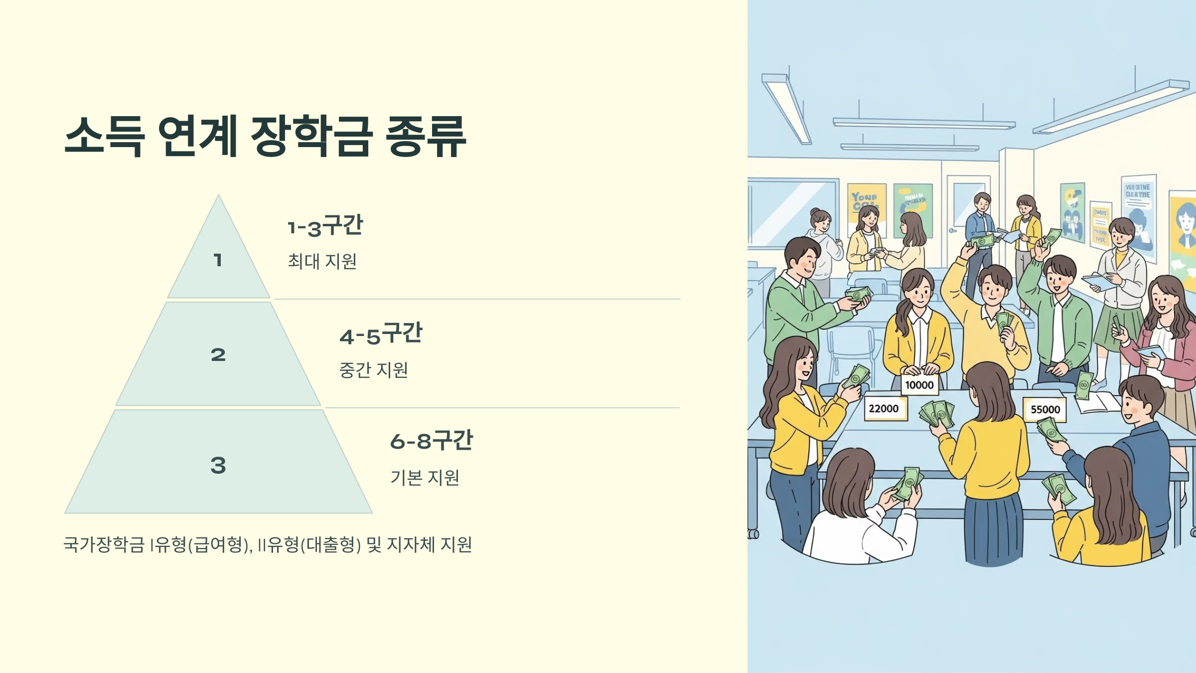 소득 연계 장학금 종류