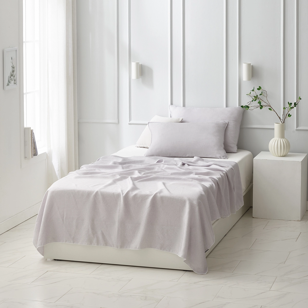 여름 이불 고민 끝! 박홍근홈패션 인견 실키 홑이불의 진짜 장점은?