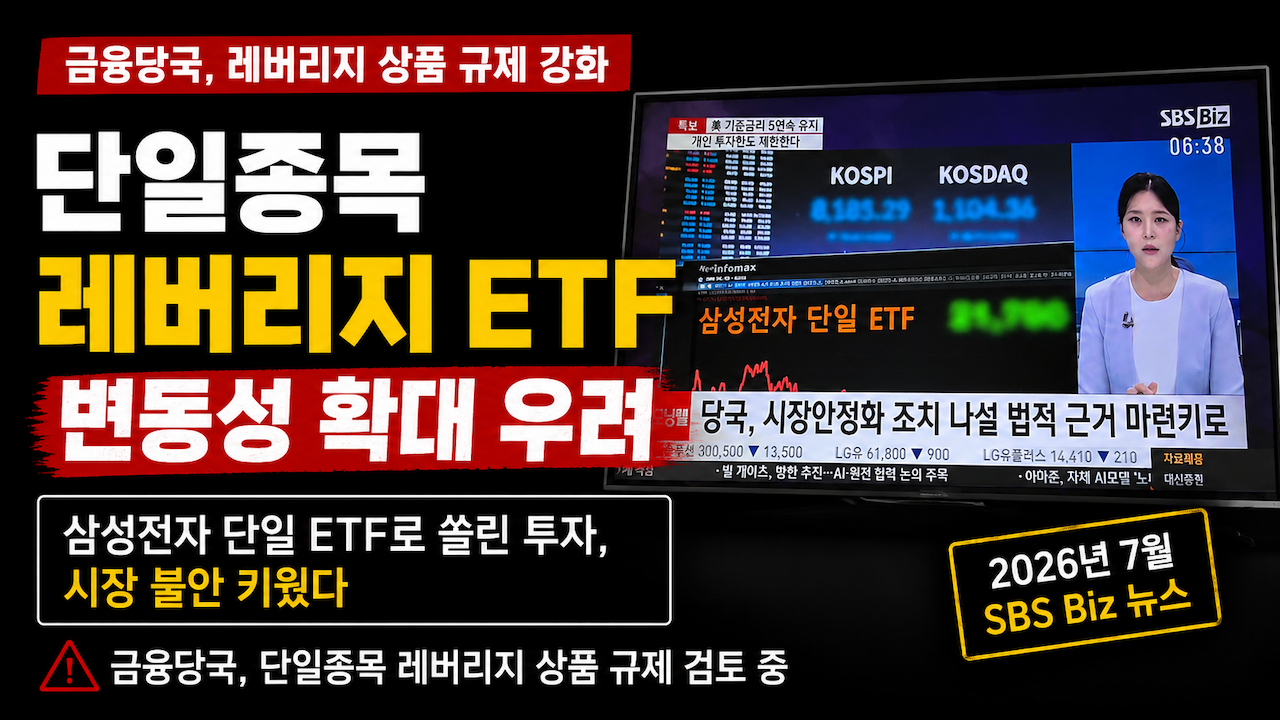 삼성전자 SK하이닉스 2배 레버리지 ETF 규제와 현금 3천만 원 기본예탁금