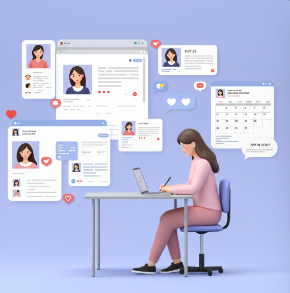 피드 콘텐츠로 신뢰 쌓기