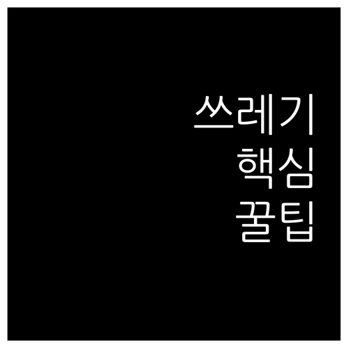 전주 완산구 생활 쓰레기 배출 요령과..