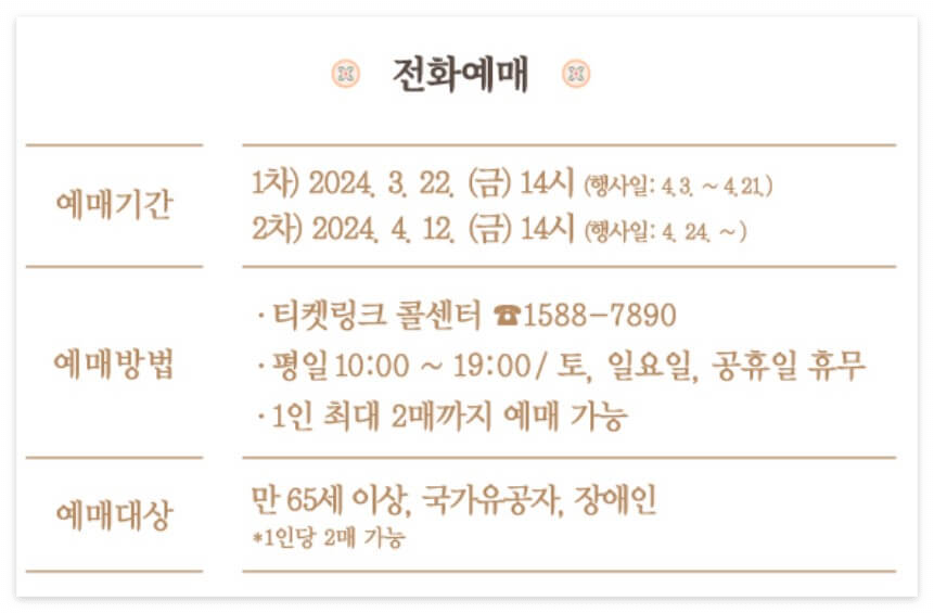 경복궁 별빛야행 예약 티켓 예매 티켓링크 2024