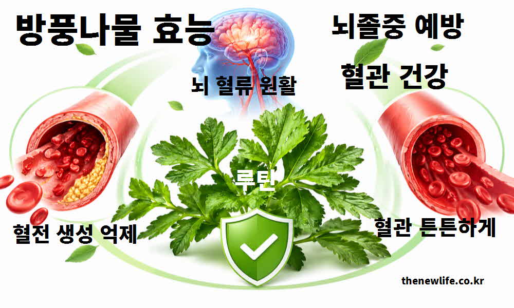 풍나물 효능 뇌졸중 예방 혈관 건강