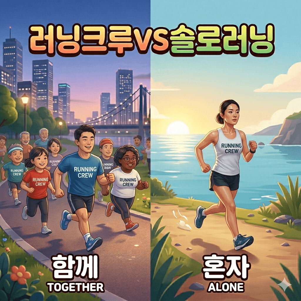 러닝 크루 vs 솔로 러닝, 초보자를 위한 가이드