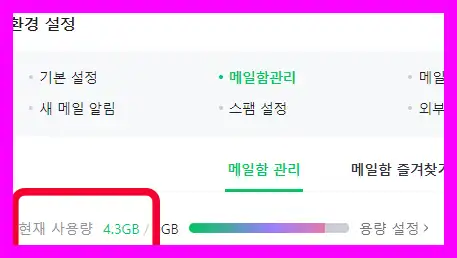 네이버 메일 용량 늘리는 초간단 2가지 방법
