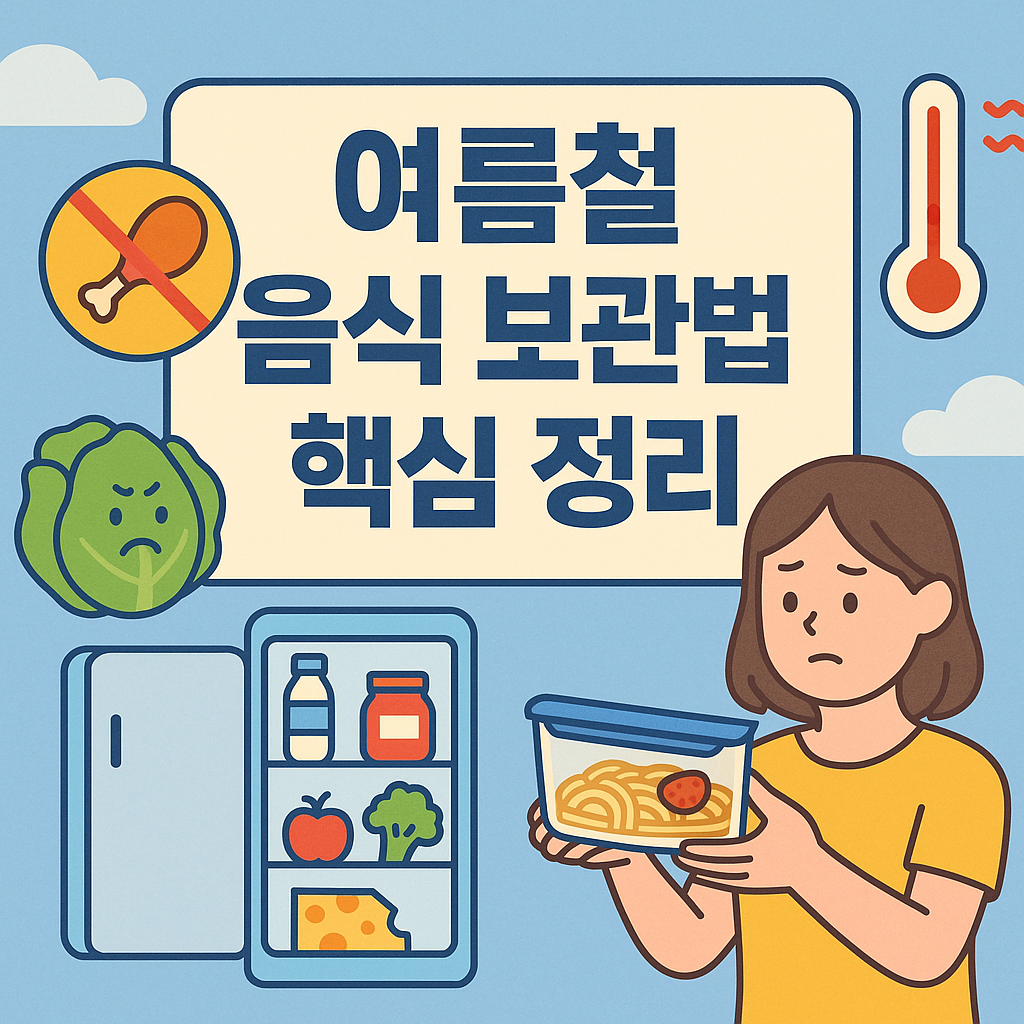 여름철 음식 보관법