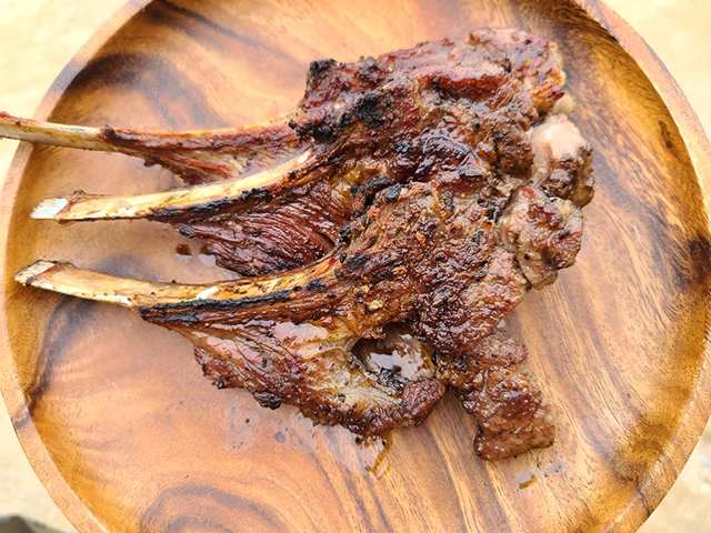 맛있게 구워진 양갈비