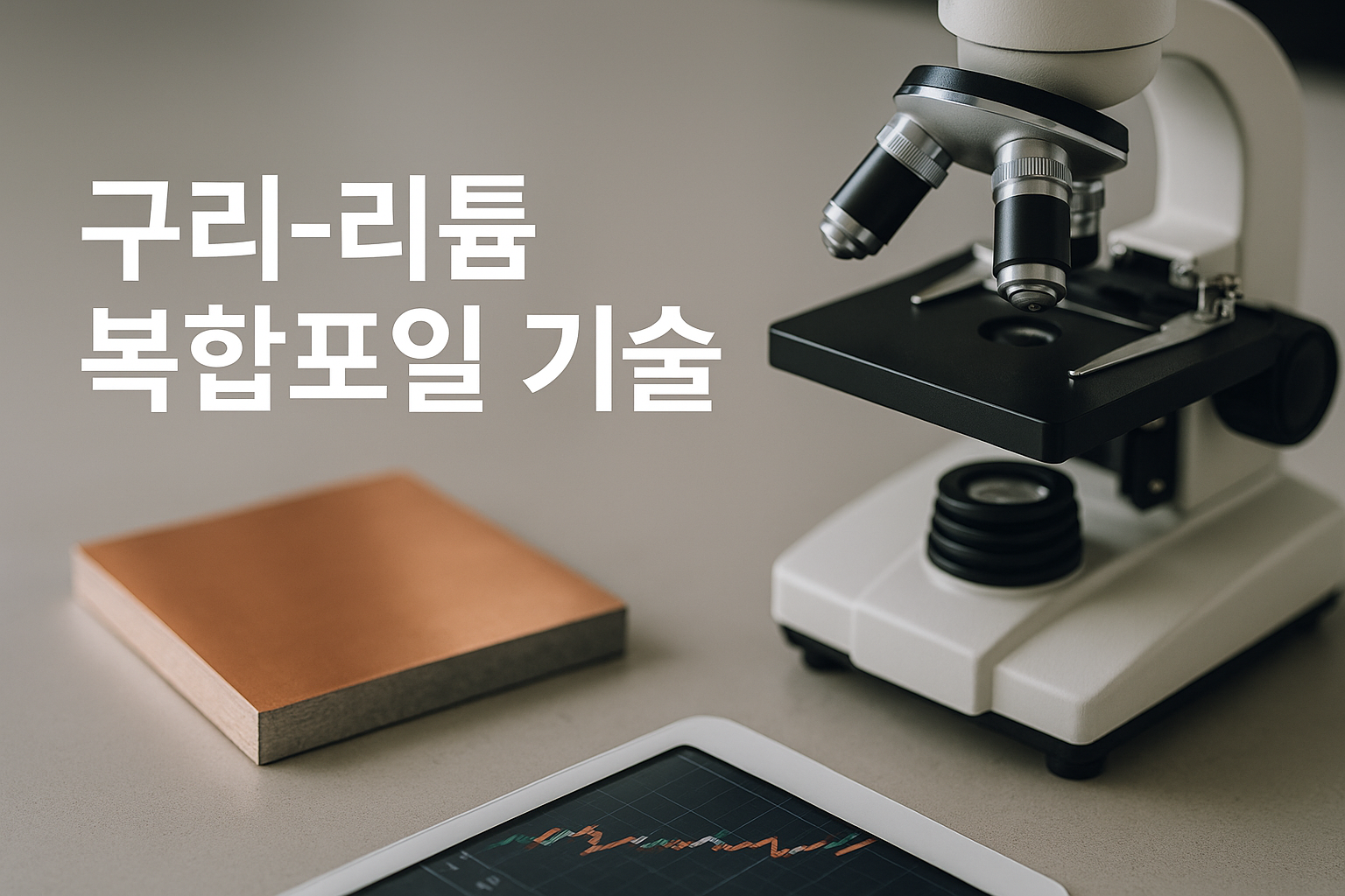 구리-리튬 복합포일 기술: 차세대 배터리 혁신의 열쇠 관련 이미지