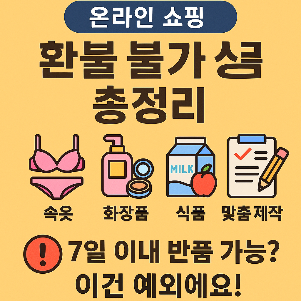 소비자보호원 고발센터 환불 규정 (의류)