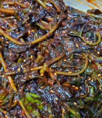 가죽나물고추장장아찌 만드는법