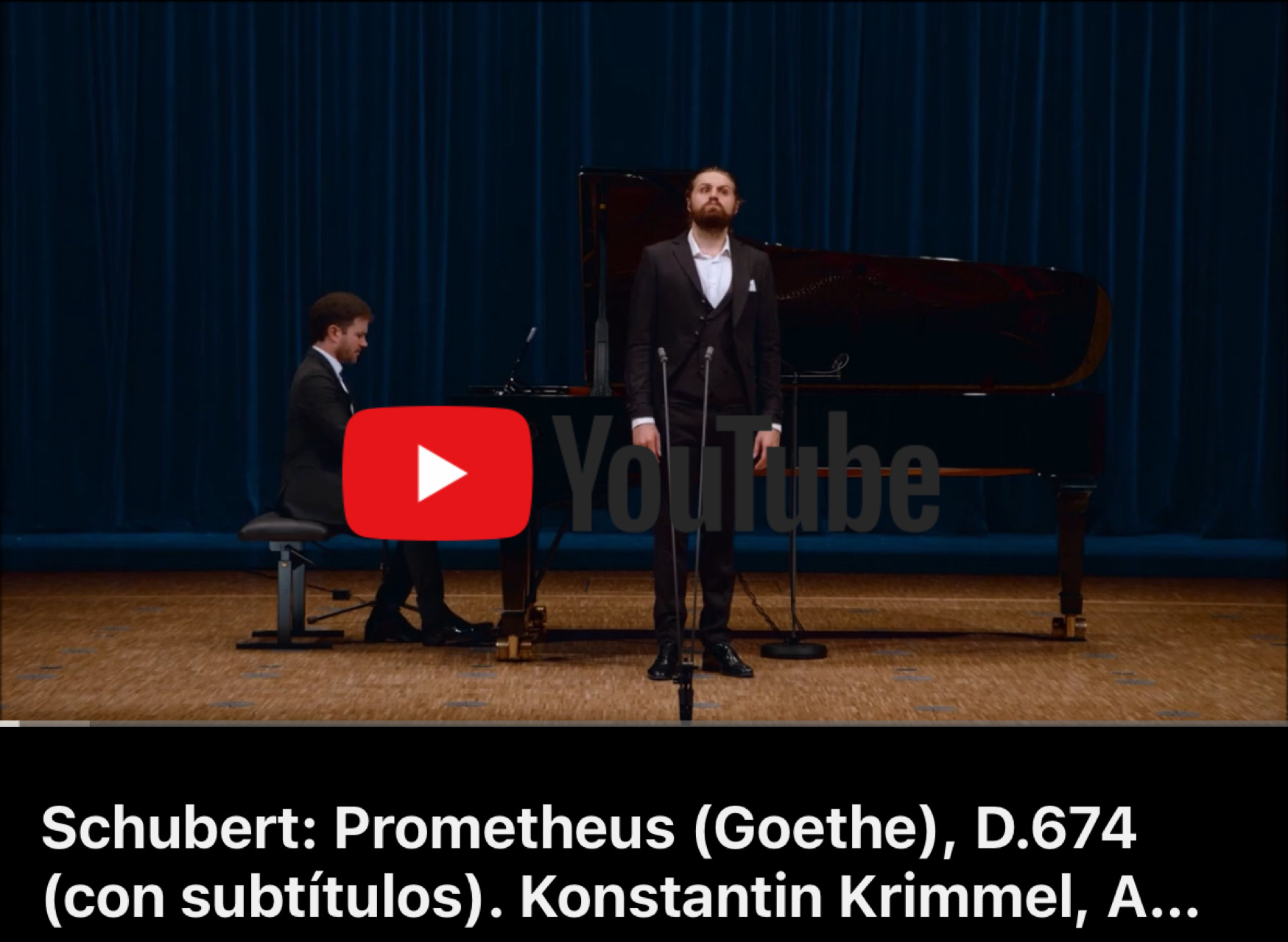 슈베르트의 가곡 《Prometheus D.674》 : 신에게 도전한 인간의 노래