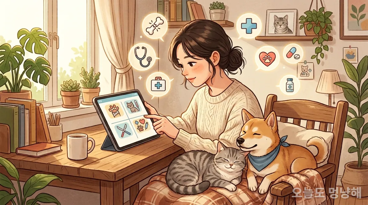 반려동물에게 맞는 펫보험을 신중하게 선택하는 한국인 보호자