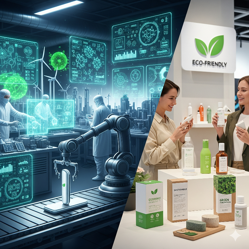 친환경 모빌리티 혁명, 초고효율 에너지 기술, 지속 가능한 원료개발, 친환경제품들은 친환경 가치를중시하는 소비자들에게 큰 호응을 얻고 있다.