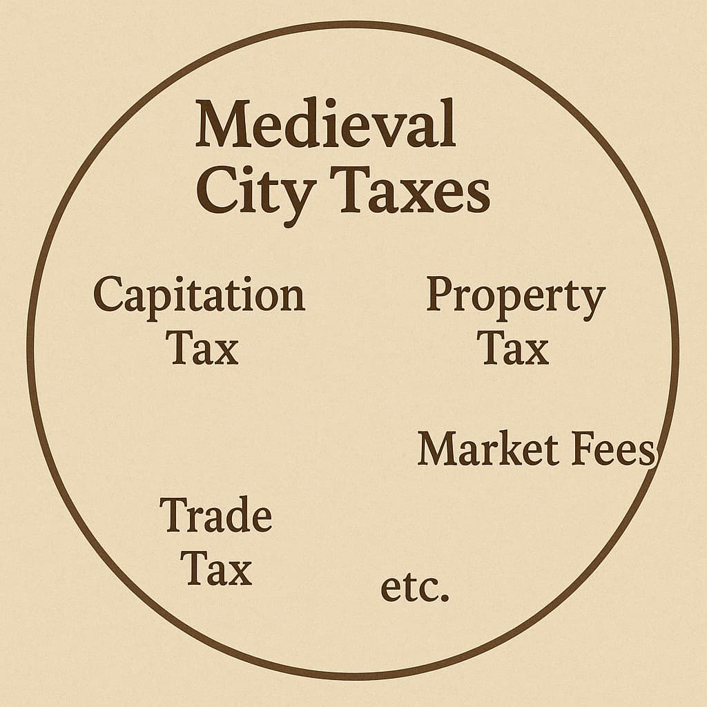 중세도시 세금 종류