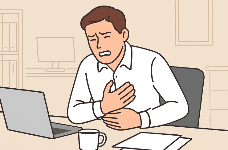 속이쓰린 직장인