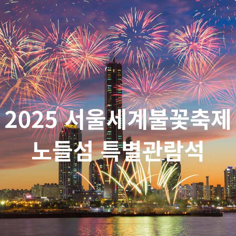 2025 서울세계불꽃축제 노들섬 특별관람석