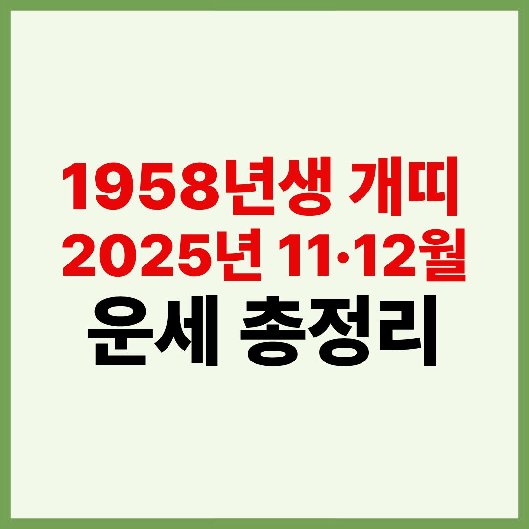 운세 이미지
