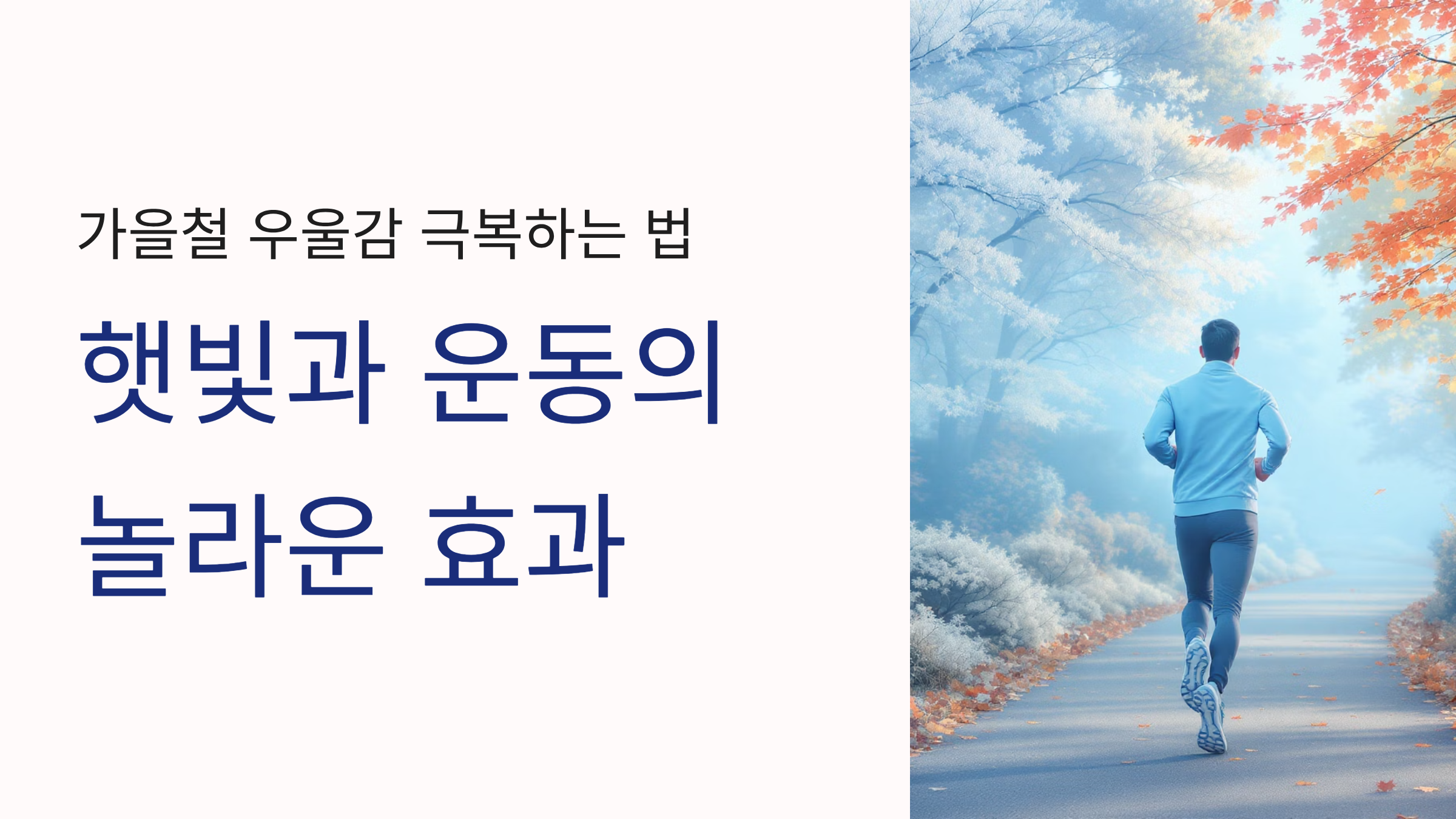 가을철 우울감 극복하는 법