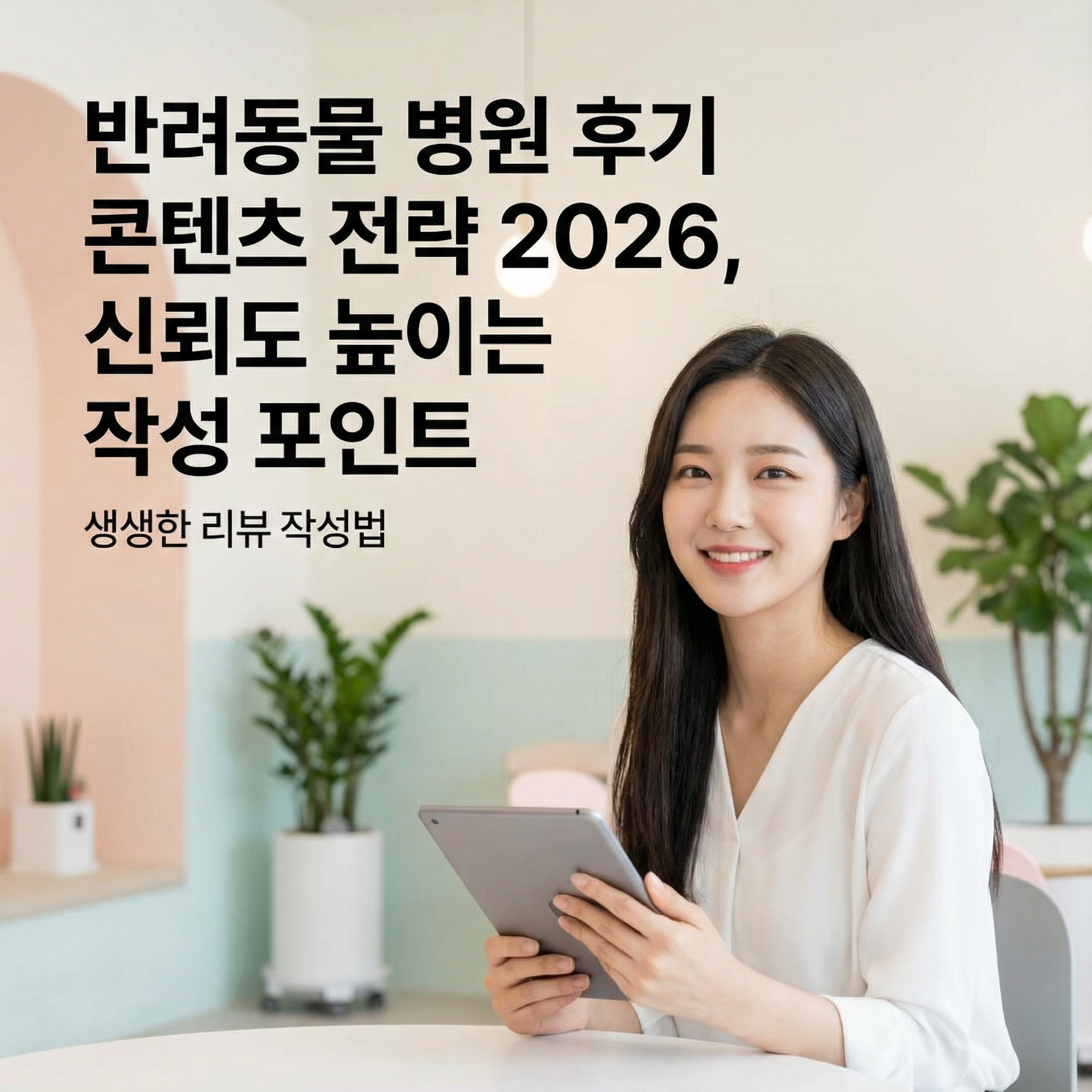 반려동물 병원 후기 콘텐츠 전략 2026 | 신뢰도 높이는 작성 포인트
