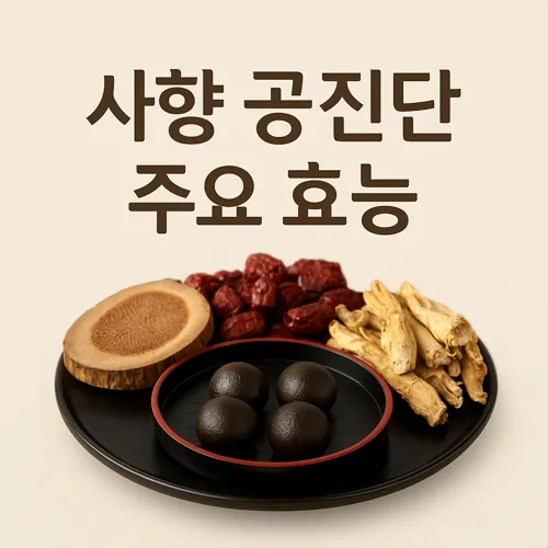 사향 공진단 효능과 기대할 수 있는 효과 썸네일