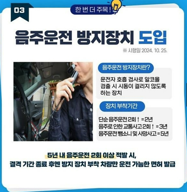 2025년 바뀌는 도로교통법 주요 변경 사항