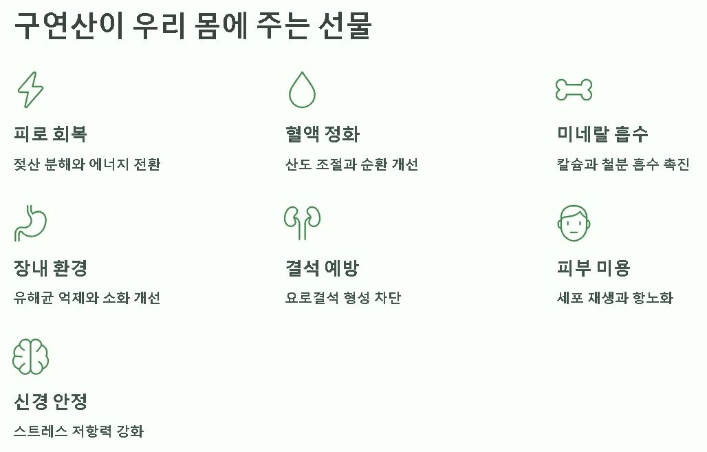 구연산 효능