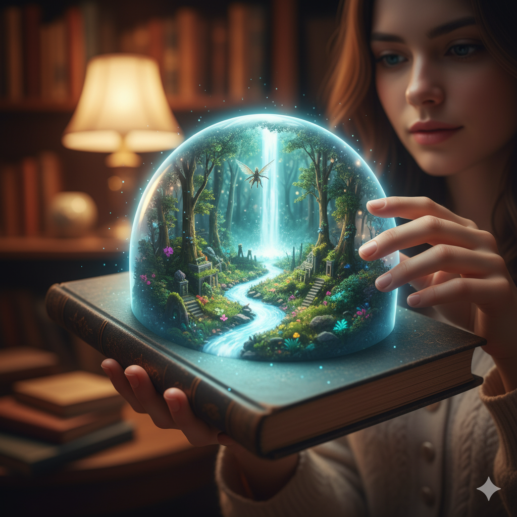 내용을 압축한 마법의 창 (meta description 비유)