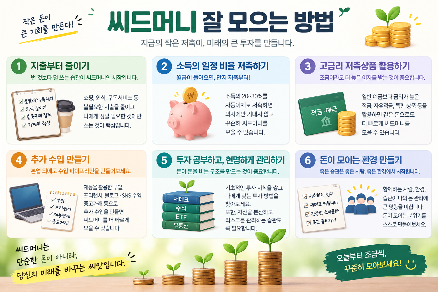 씨드머니 잘 모으는 방법