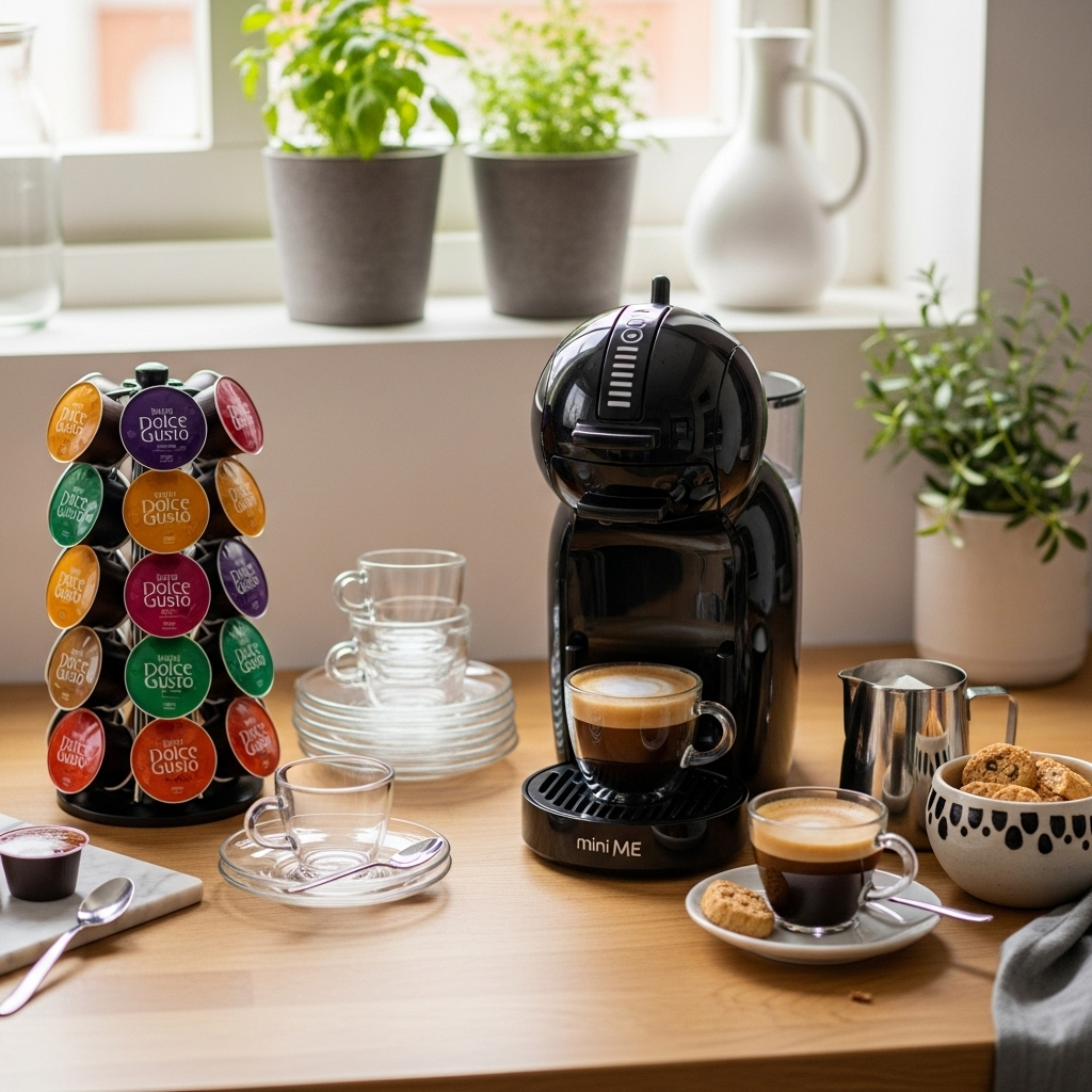 돌체구스토 캡슐커피머신으로 꾸민 홈카페