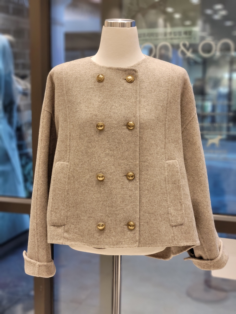 온앤온 핸드메이드 나그랑 숏 코트 NJW2WHA080