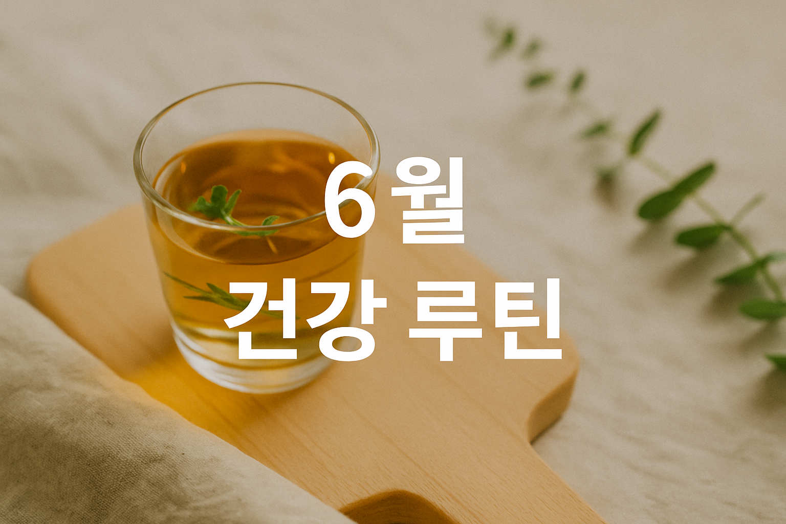6월 건강 루틴 관련 이미지