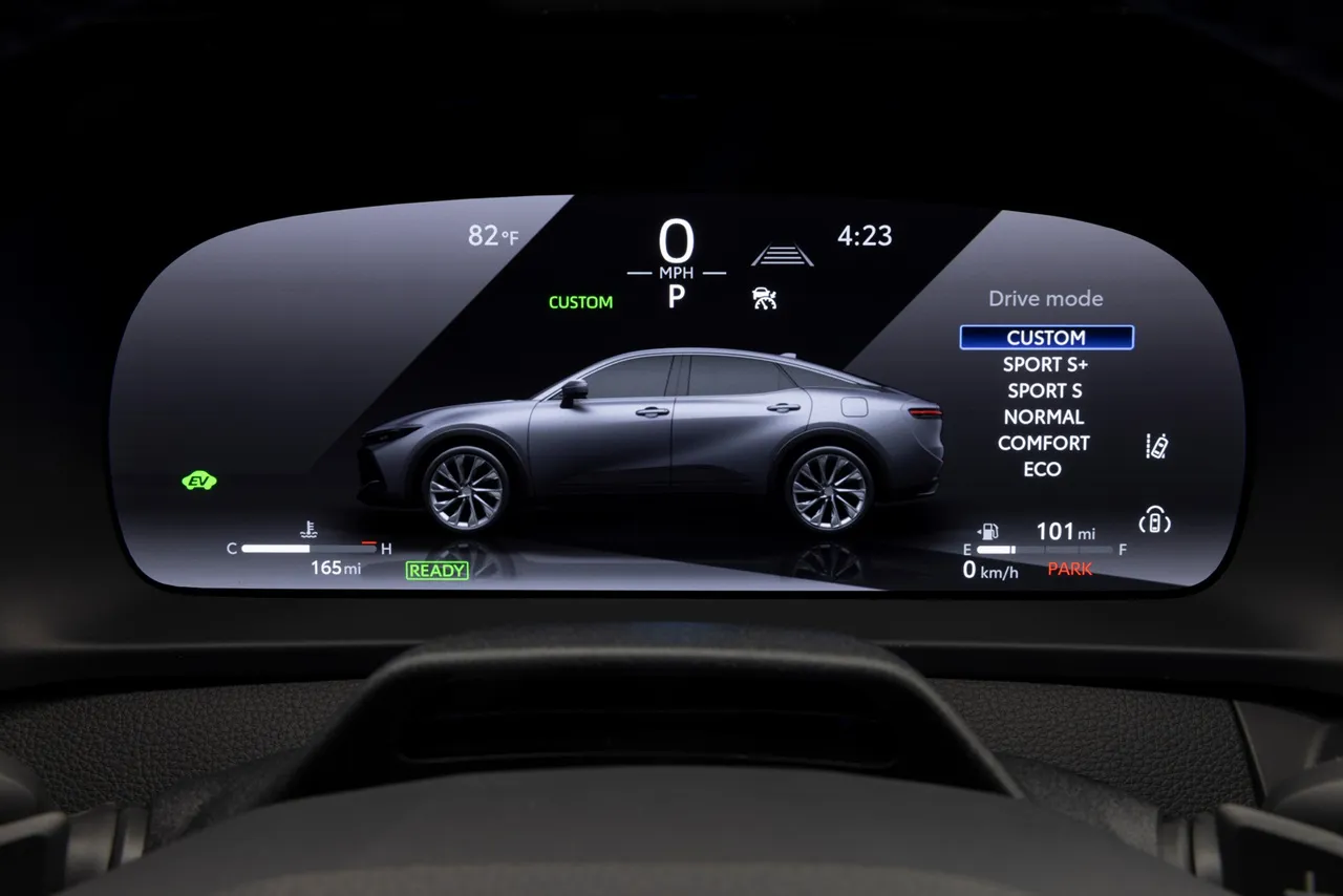 토요타 크라운 크로스오버 하이브리드 차량 이미지