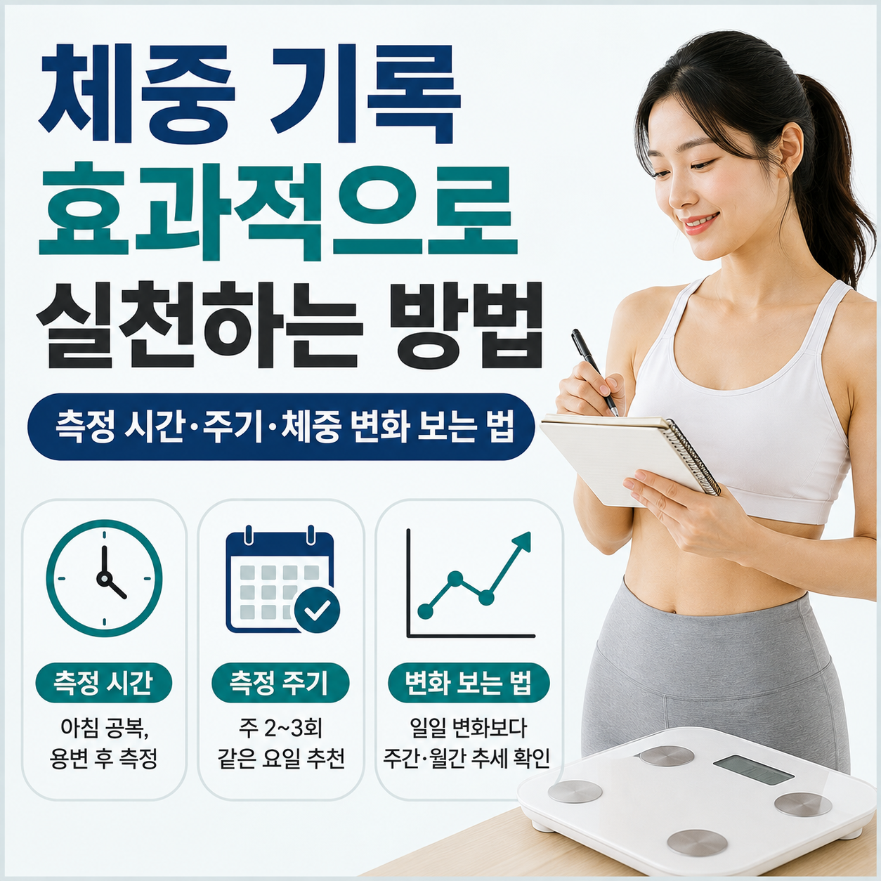 체중 기록 효과적으로 실천하는 방법