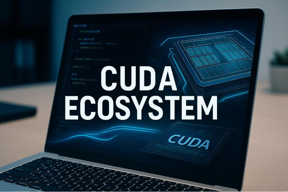 CUDA 기반 AI 가속 생태계를 보여주는 개발 환경 이미지