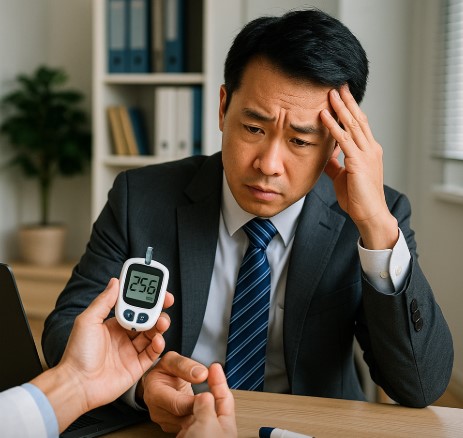 당뇨 진단받은 직장인, 어떻게 극복했나 관형 사진
