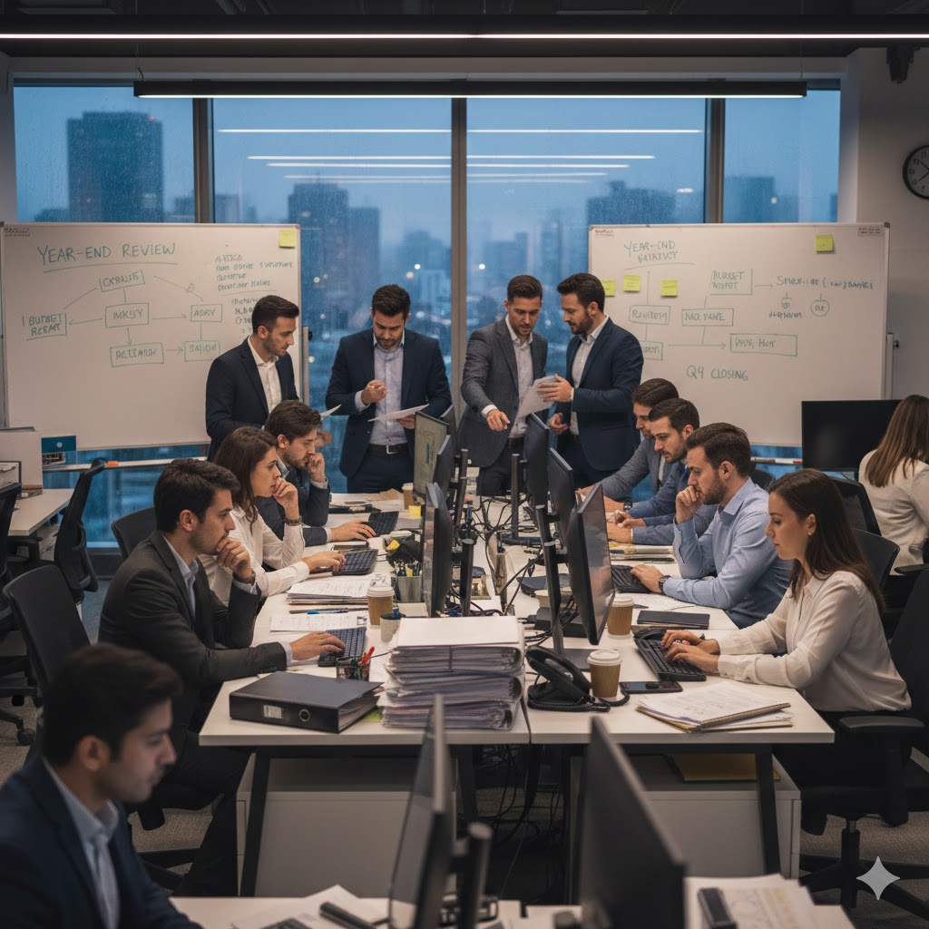 연말 결산과 보고로 더욱 바빠지는 직장인들