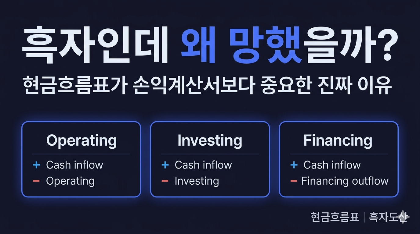 재무제표 시리즈 ③: 현금흐름표가 손익계산서보다 중요한 이유