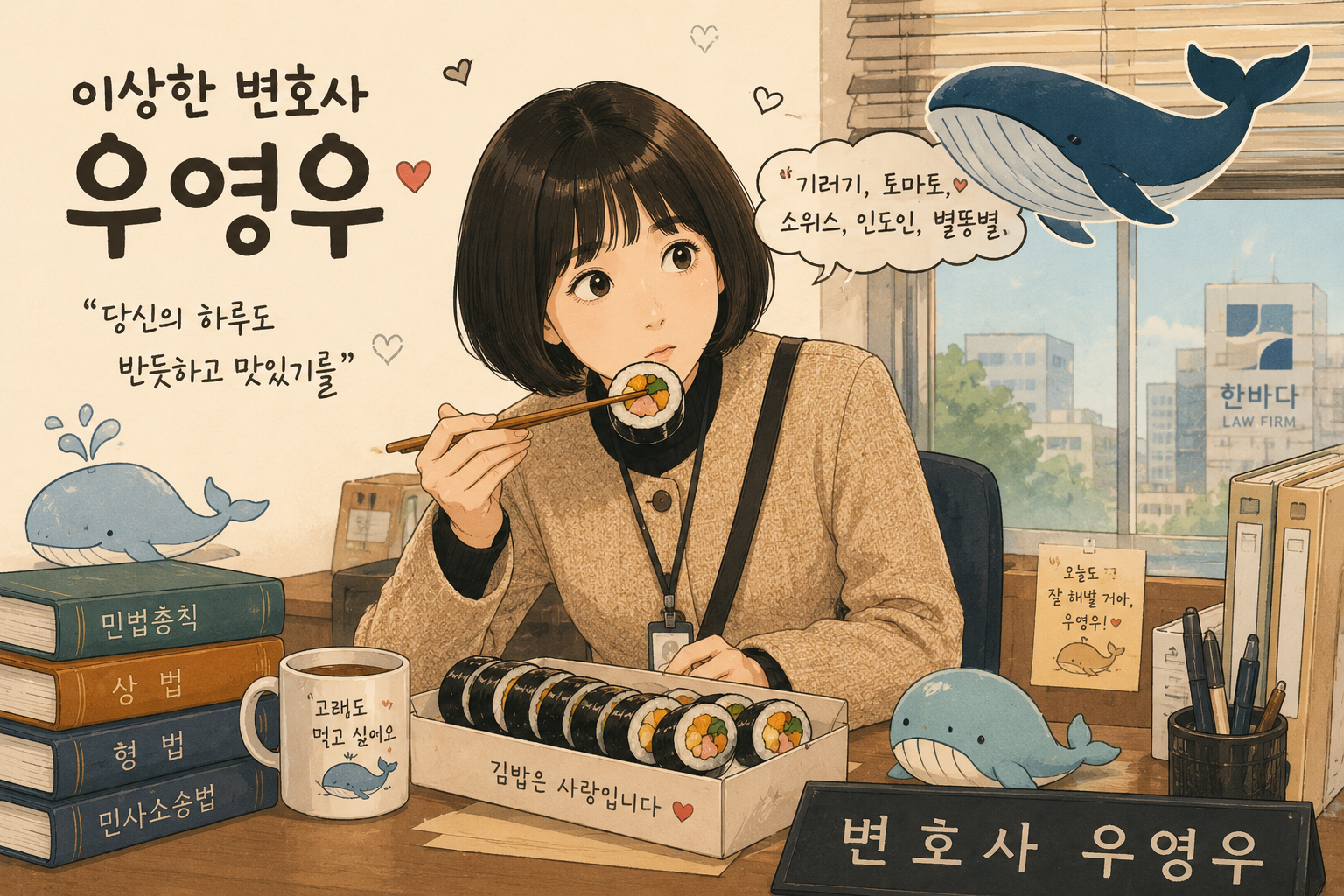 이상한 변호사 우영우 대표음식 김밥