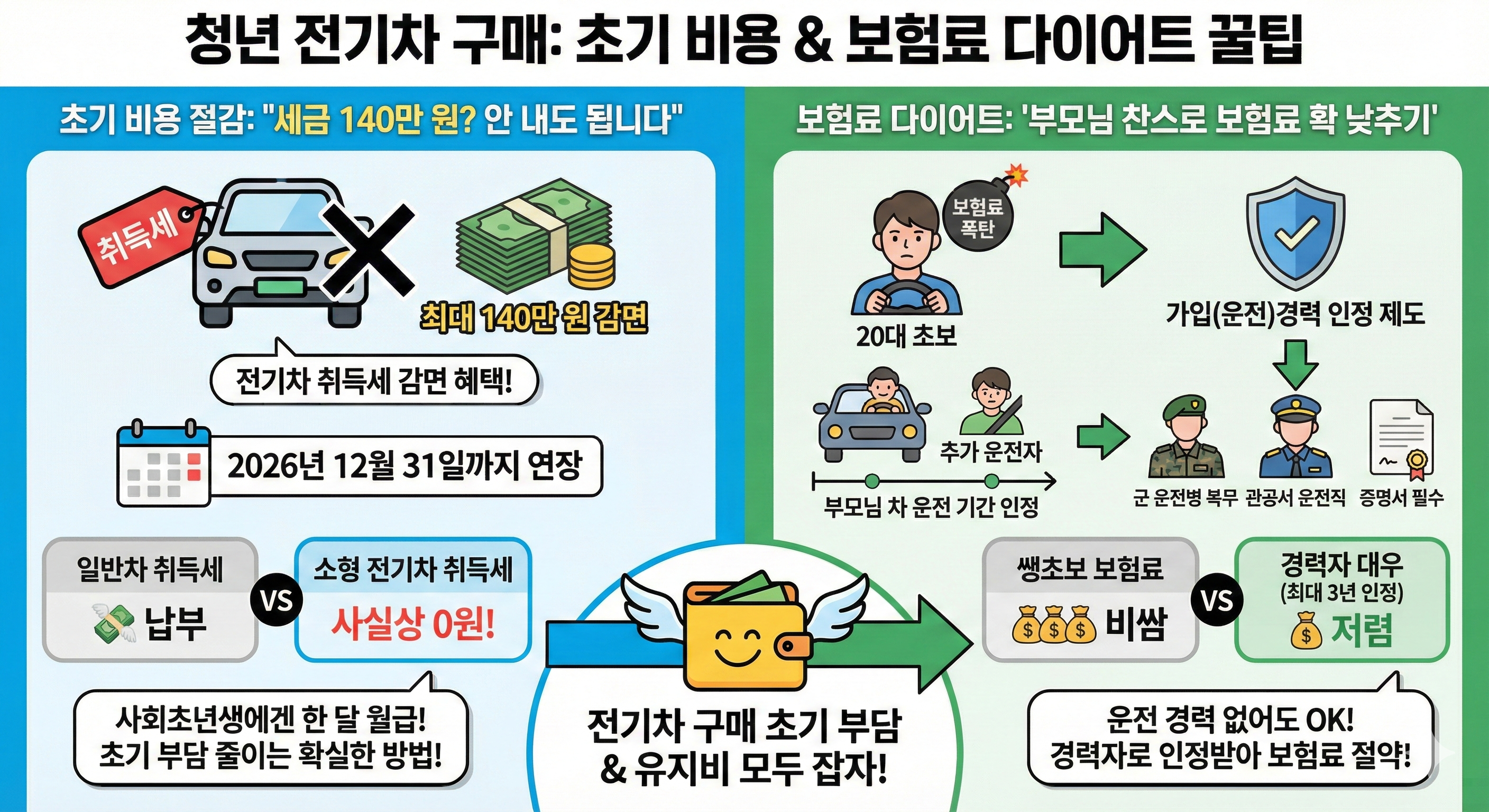 청년 전기차 구매 초기 비용 보험료 다이어트 꿀팁