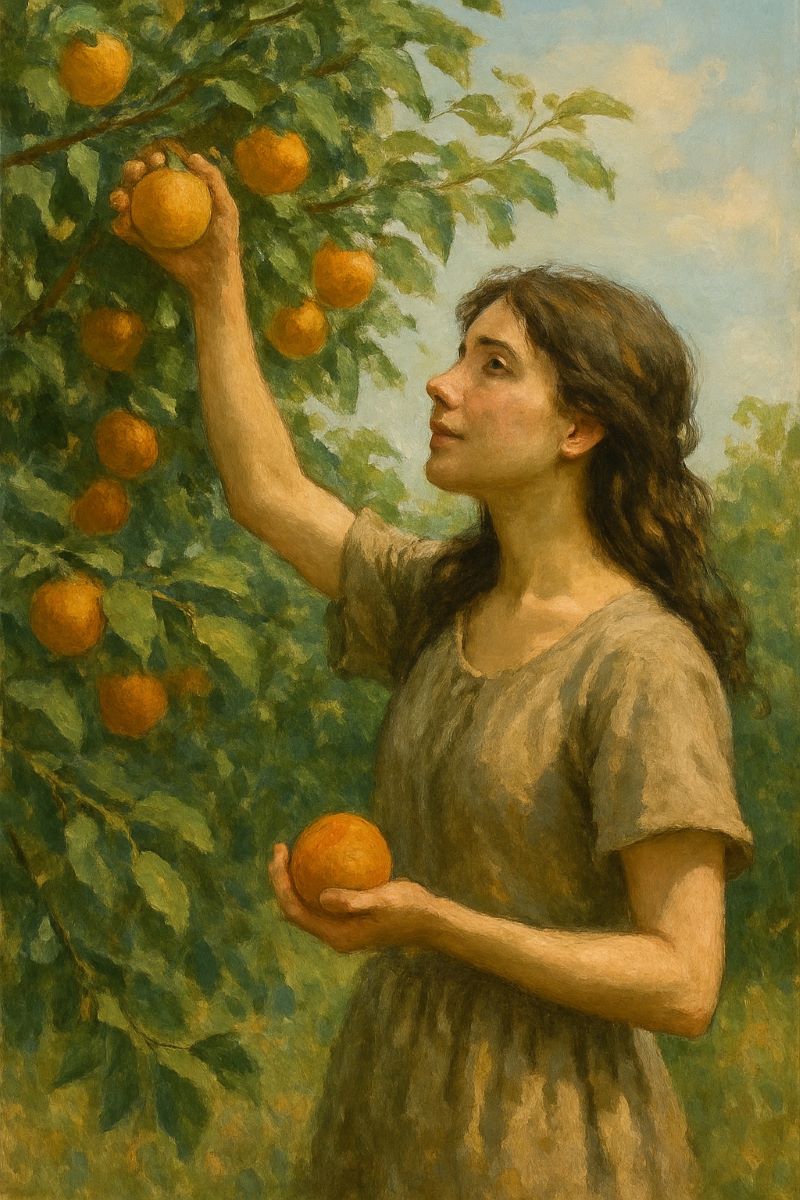 과일 따는 꿈, 노력의 결실?