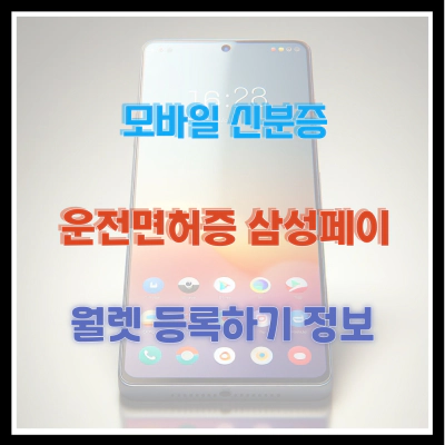 모바일 신분증 운전면허증 삼성페이 월렛 등록하기 정보