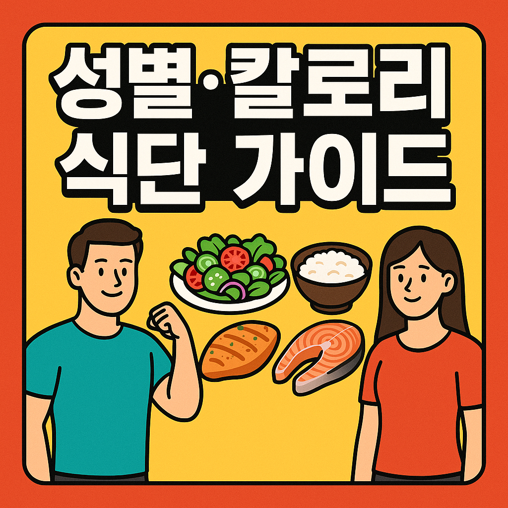 성별 칼로리 식단 가이드