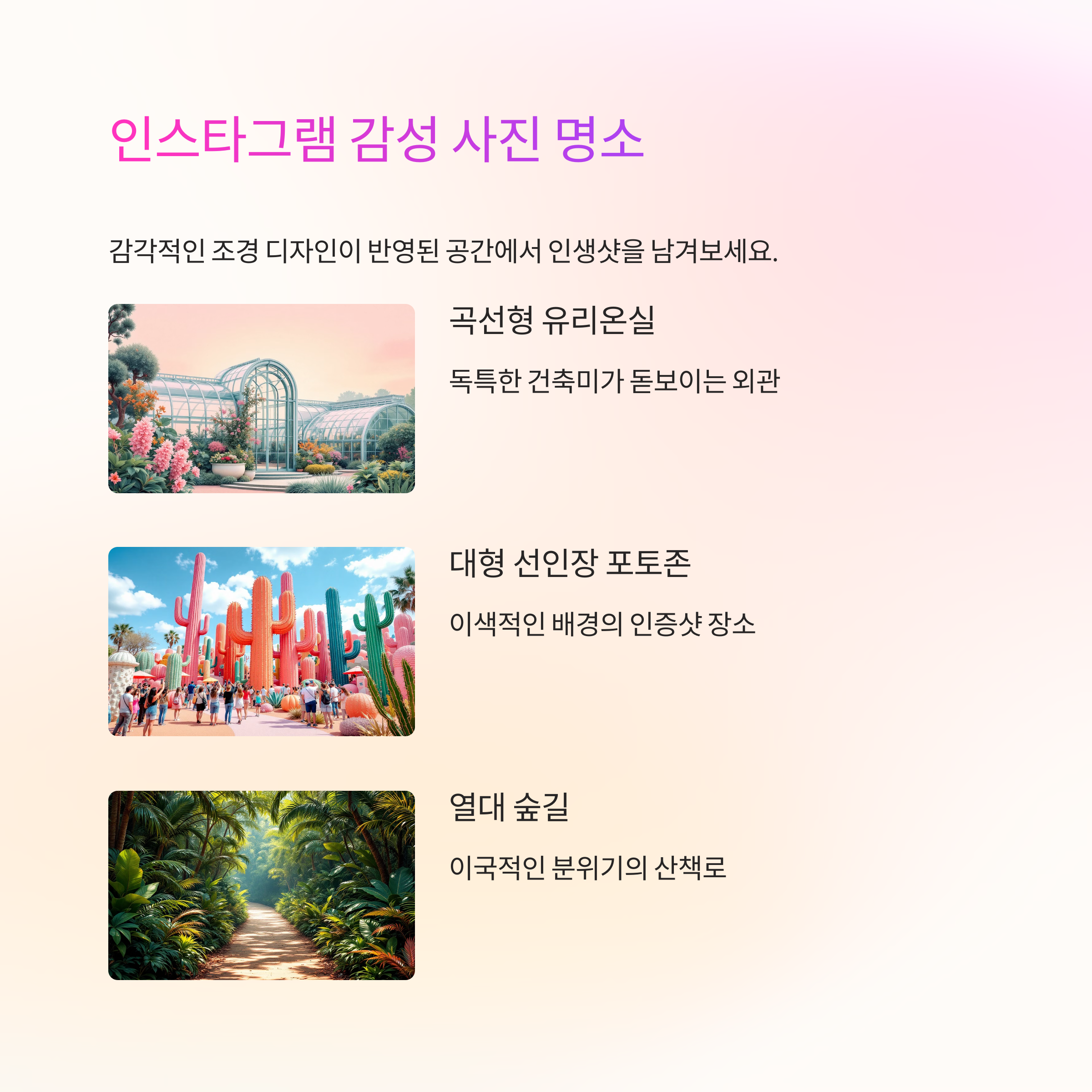 진해 보타닉 뮤지엄의 매혹적인 초록 세계