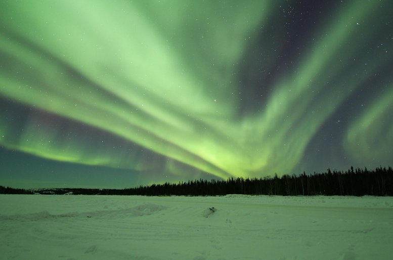 캐나다 오로라를 마주한 순간