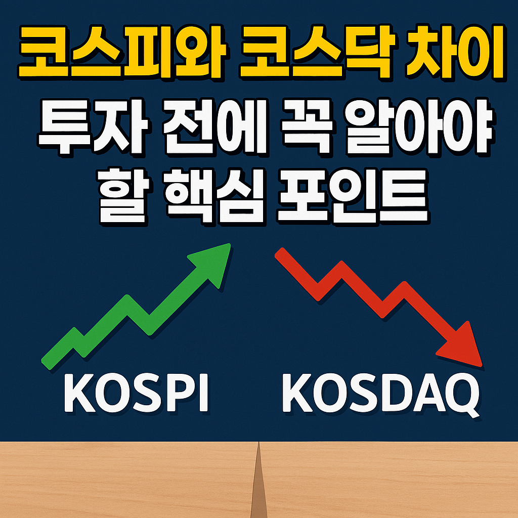 코스피와 코스닥 차이