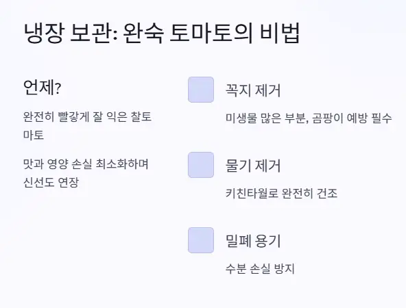 냉장 보관